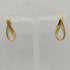 Orecchini ovali oro giallo 18 carati 3.0 gr | Gioiellitosti.it